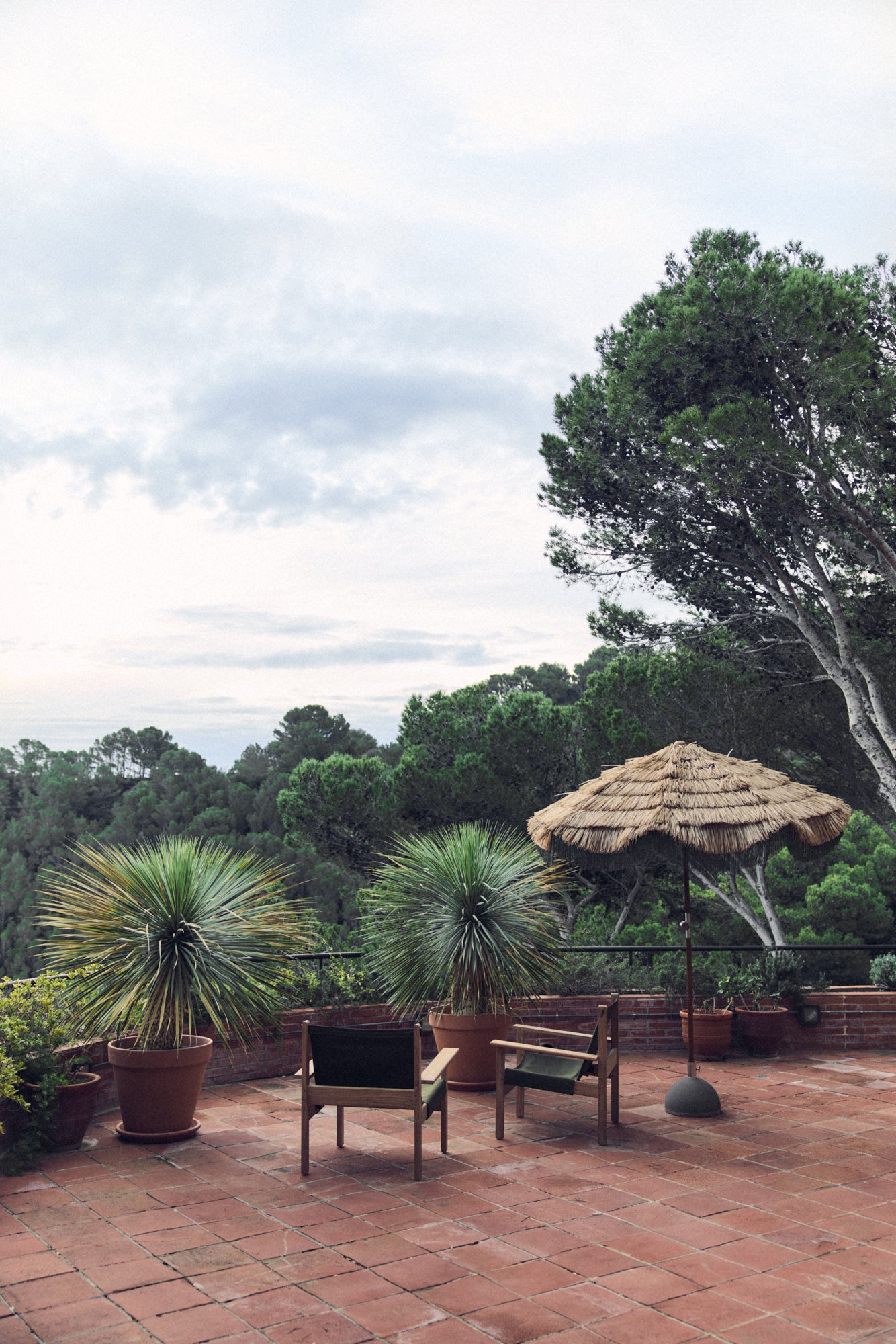 Parasol ogrodowy HKliving Serengeti – raffia naturalna, parasol tarasowy boho, tropikalny