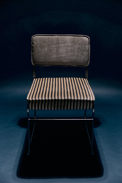 Krzesło do jadalni HKliving Endless Dining Chair Stripe Monochrome