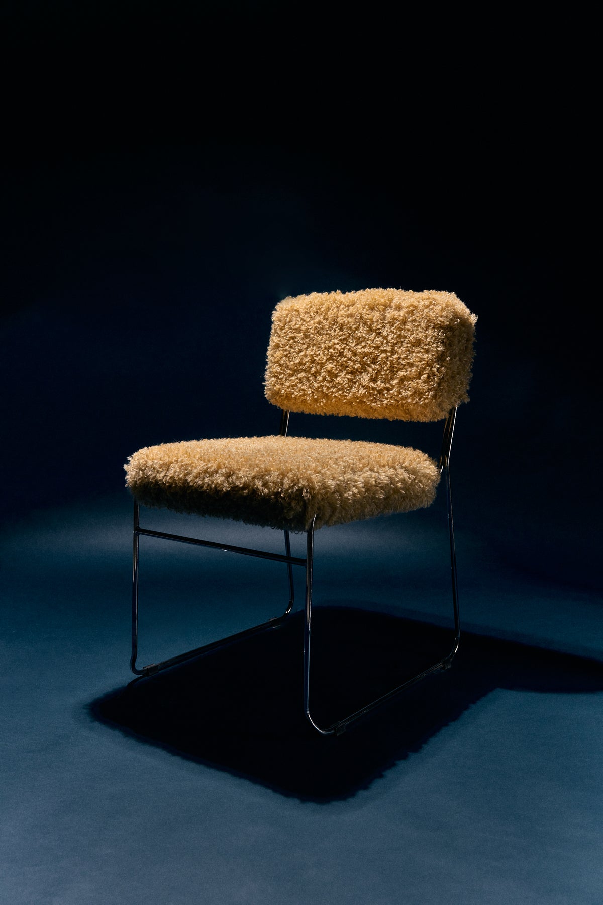 Krzesło do jadalni HKliving Endless Dining Chair Poodle Golden