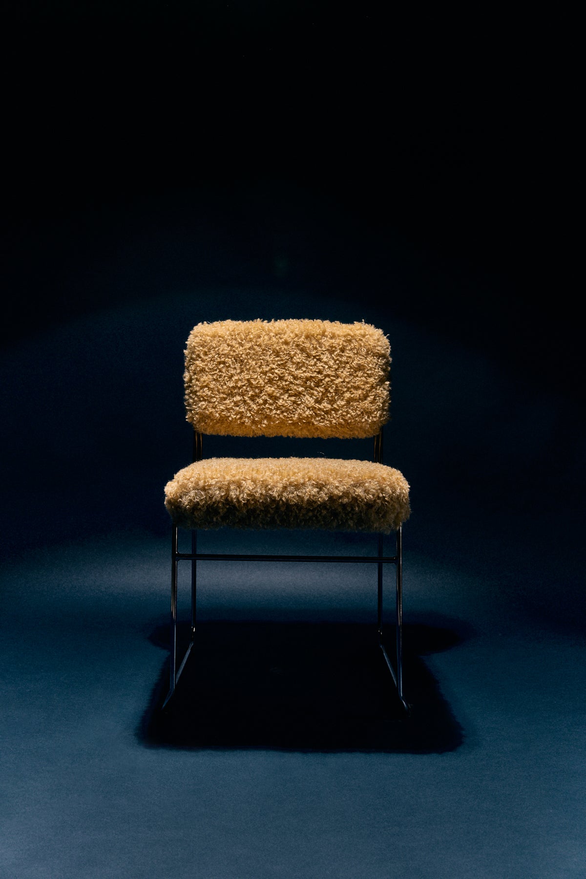 Krzesło do jadalni HKliving Endless Dining Chair Poodle Golden