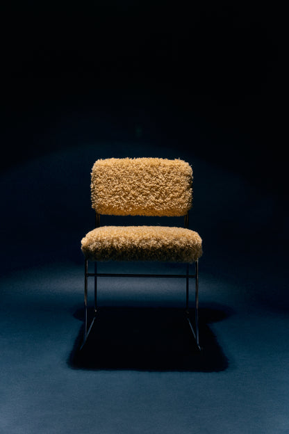 Krzesło do jadalni HKliving Endless Dining Chair Poodle Golden