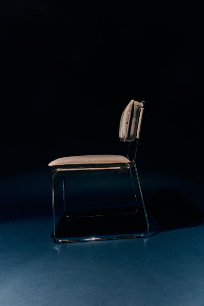 Krzesło do jadalni HKliving Endless Dining Chair Velvet Dirty Chai