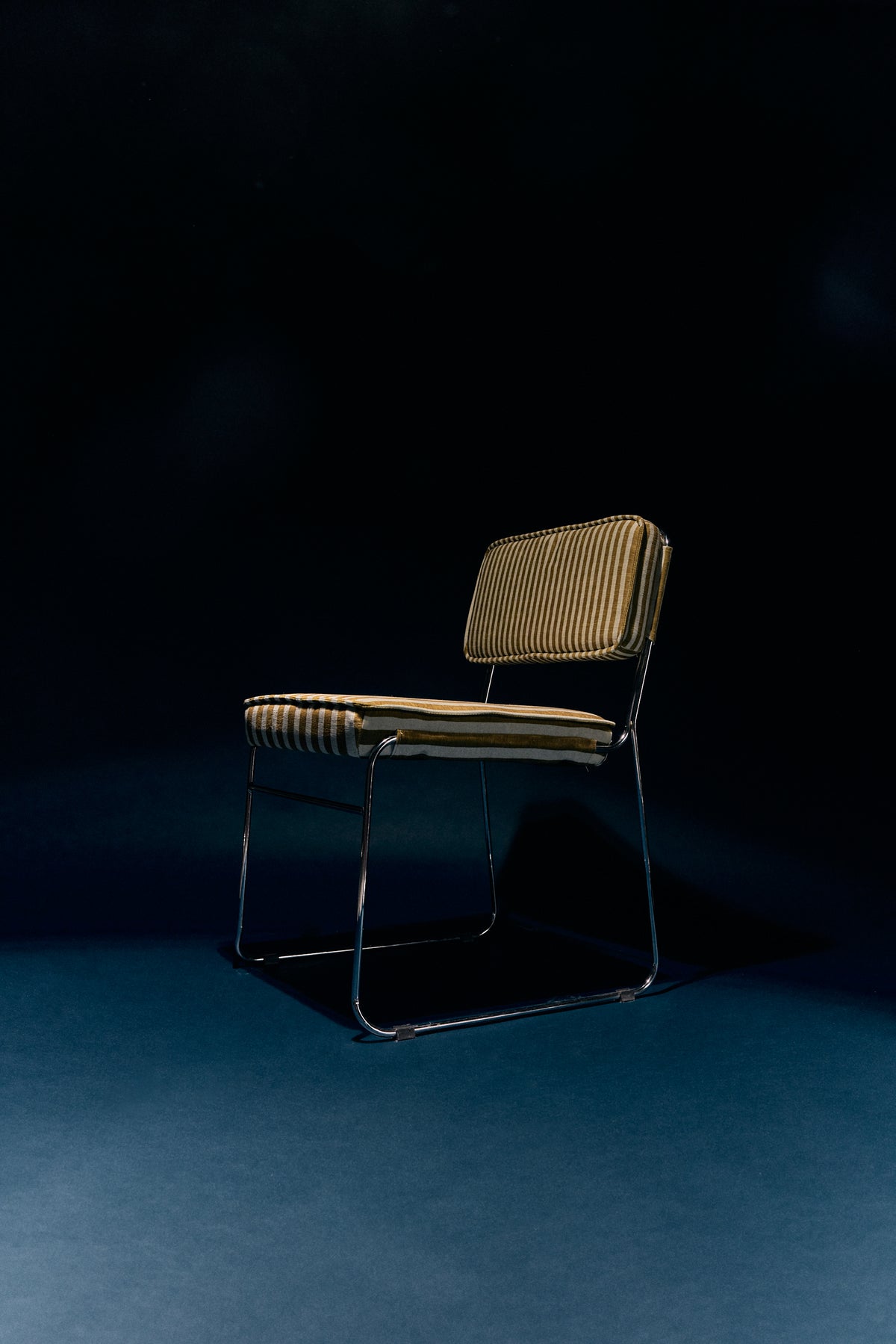 Krzesło do jadalni HKliving Endless Dining Chair Stripe Sunflower