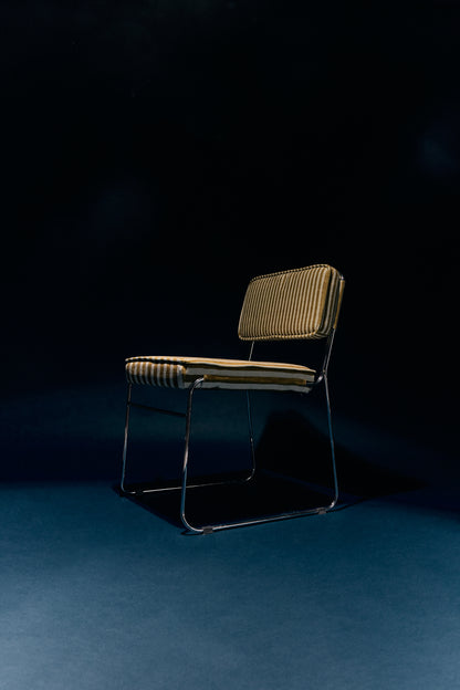 Krzesło do jadalni HKliving Endless Dining Chair Stripe Sunflower
