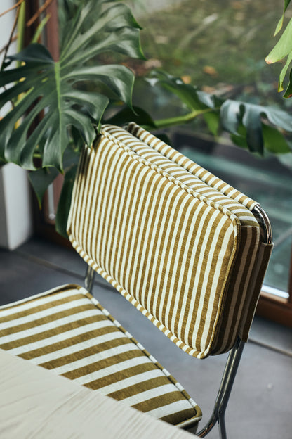 Krzesło do jadalni HKliving Endless Dining Chair Stripe Sunflower