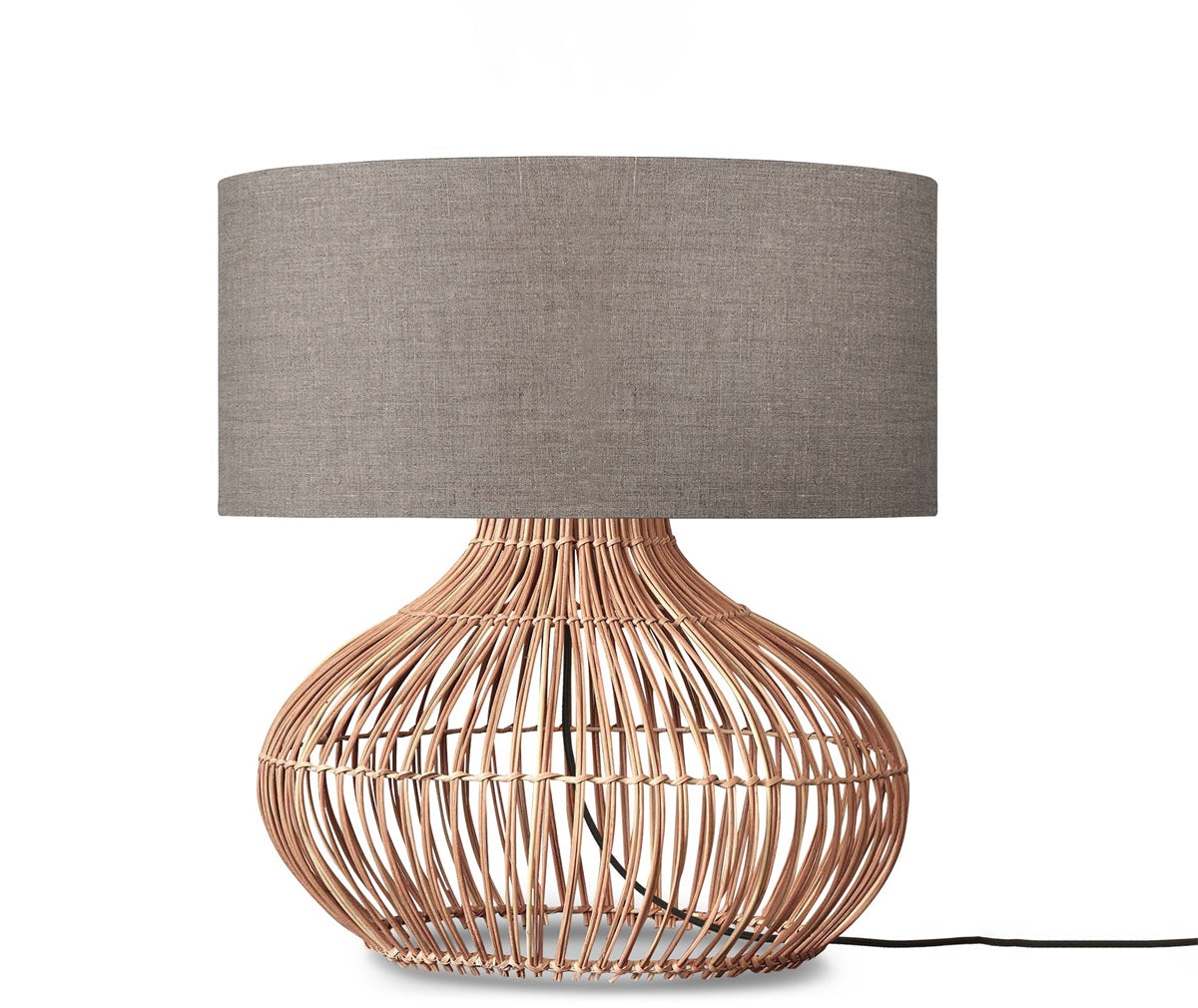 Lampa rattanowa stołowa KALAHARI L marki GOOD & MOJO