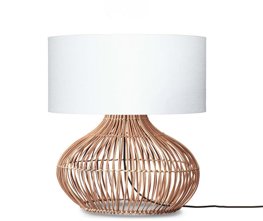KALAHARI L rattan table lamp by GOOD & MOJO