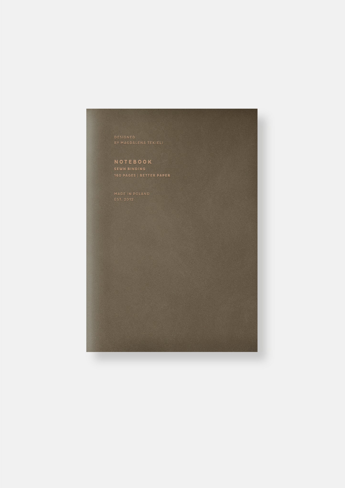 Paper Love Earth-Tone Notebook – Zaprojektowany z miłością przez Magdalenę Tekieli