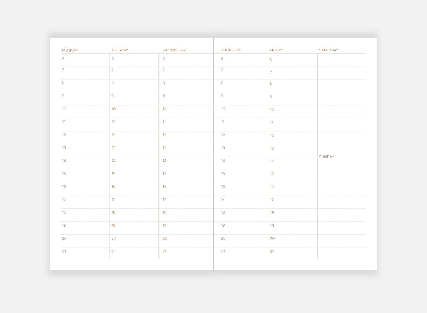 Paper Love Sienna Planner – Zaprojektowany z miłością przez Magdalenę Tekieli