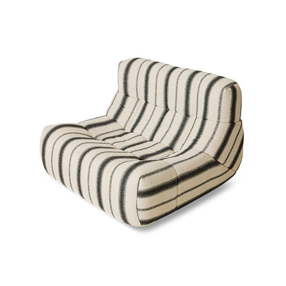Fotel ogrodowy HKliving Lazy Lounge Chair Chalkstripe – 105x105 cm