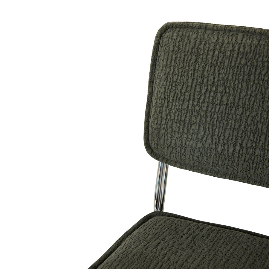 Krzesło do jadalni HKliving Endless Dining Chair Edge Wild Olive