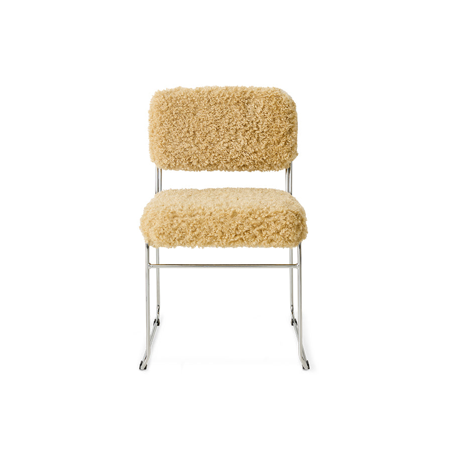 Krzesło do jadalni HKliving Endless Dining Chair Poodle Golden