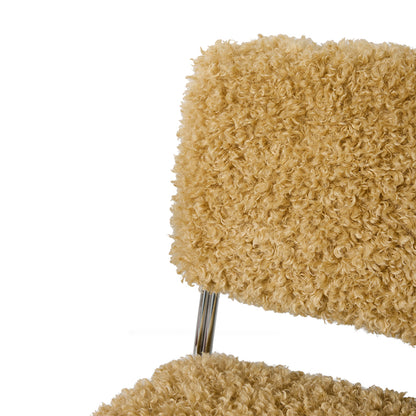 Krzesło do jadalni HKliving Endless Dining Chair Poodle Golden