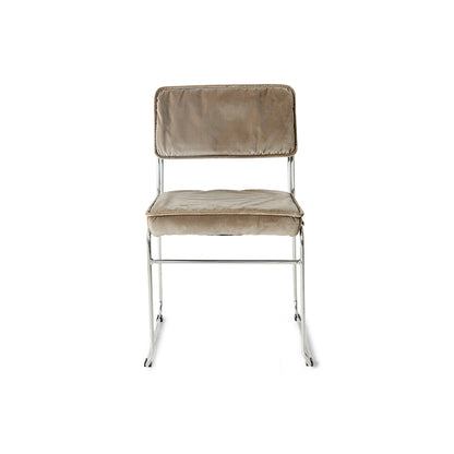 Krzesło do jadalni HKliving Endless Dining Chair Velvet Dirty Chai