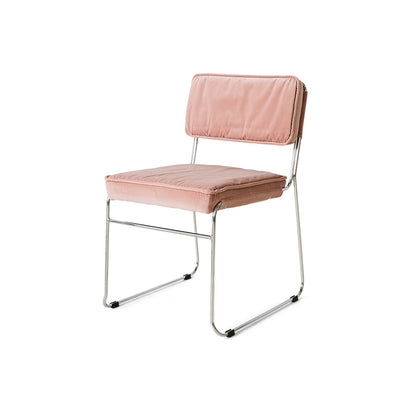 Krzesło do jadalni HKliving Endless Velvet Lychee Pink