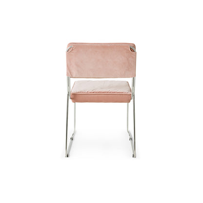 Krzesło do jadalni HKliving Endless Velvet Lychee Pink