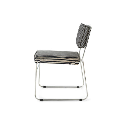 Krzesło do jadalni HKliving Endless Dining Chair Stripe Monochrome