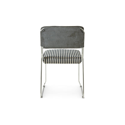 Krzesło do jadalni HKliving Endless Dining Chair Stripe Monochrome