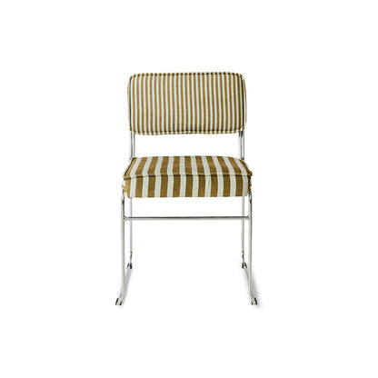 Krzesło do jadalni HKliving Endless Dining Chair Stripe Sunflower