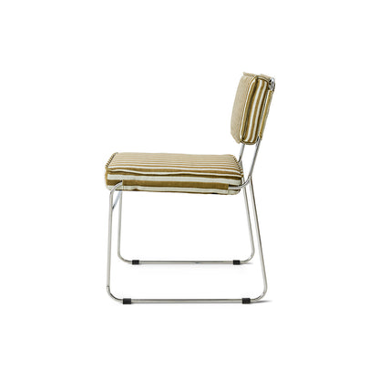 Krzesło do jadalni HKliving Endless Dining Chair Stripe Sunflower