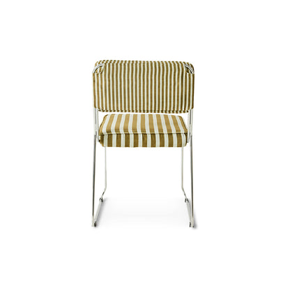 Krzesło do jadalni HKliving Endless Dining Chair Stripe Sunflower