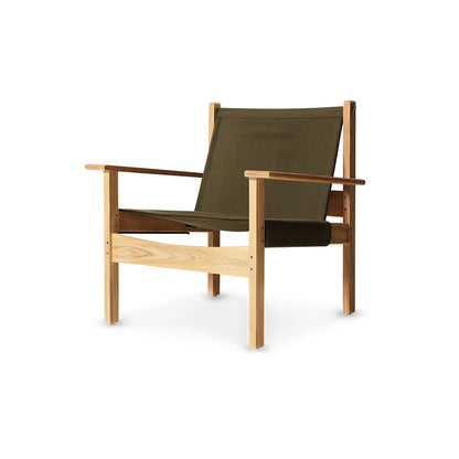 Fotel wypoczynkowy HKliving Explorer Chair Army Green – 74,5 cm