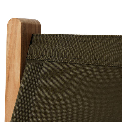 Fotel wypoczynkowy HKliving Explorer Chair Army Green – 74,5 cm