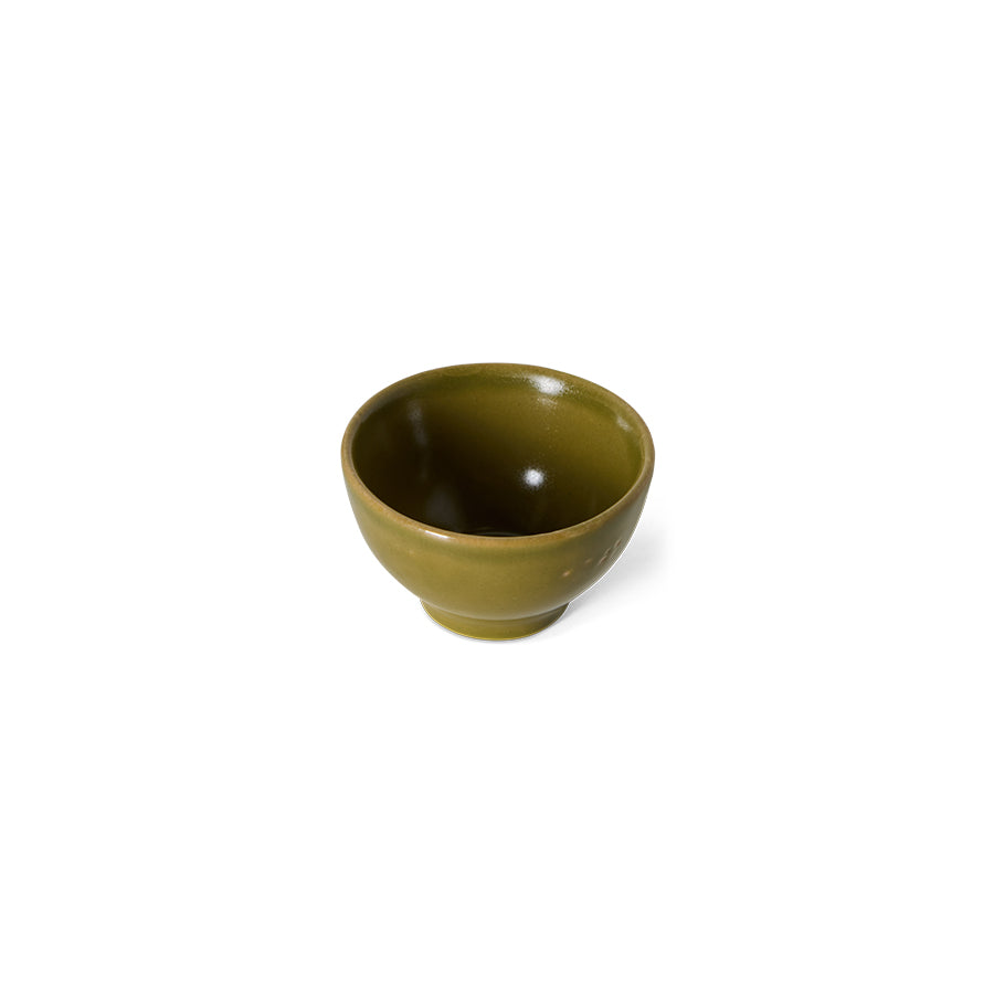 Zestaw 4 małych miseczek HKliving Farmhouse Ceramics XS Moss – 8,2 cm