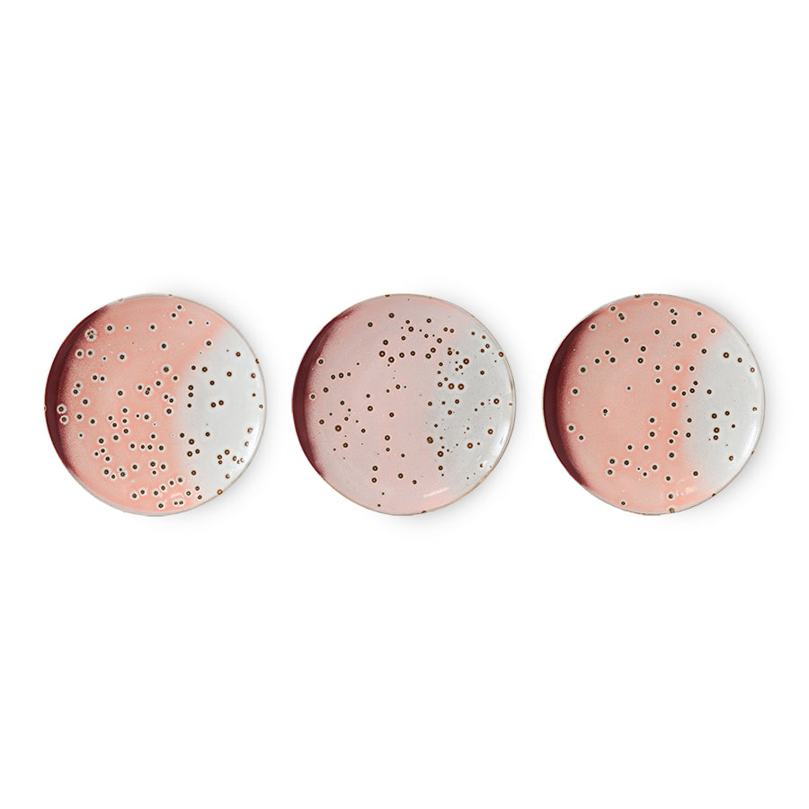 Zestaw 2 talerzy deserowych HKliving 70s Ceramics Lychee – 17,5 cm
