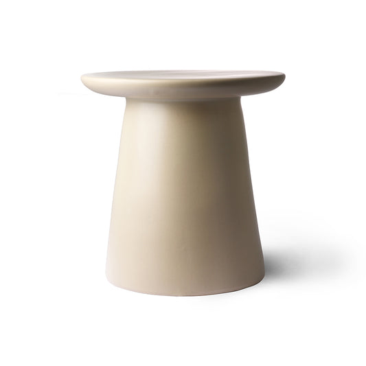 HKliving Retro ceramic pot – lime reactive glaze, tall with a base, 70s collection (Copy)