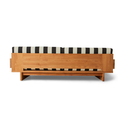 Sofa ogrodowa z drewna teakowego HKliving Outdoor Stracciatella – 227 cm