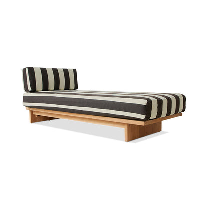Daybed ogrodowy z drewna teakowego HKliving Outdoor Stracciatella – 193,5 cm