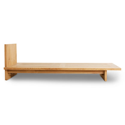 Daybed ogrodowy z drewna teakowego HKliving Outdoor Stracciatella – 193,5 cm