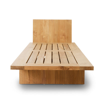 Daybed ogrodowy z drewna teakowego HKliving Outdoor Stracciatella – 193,5 cm