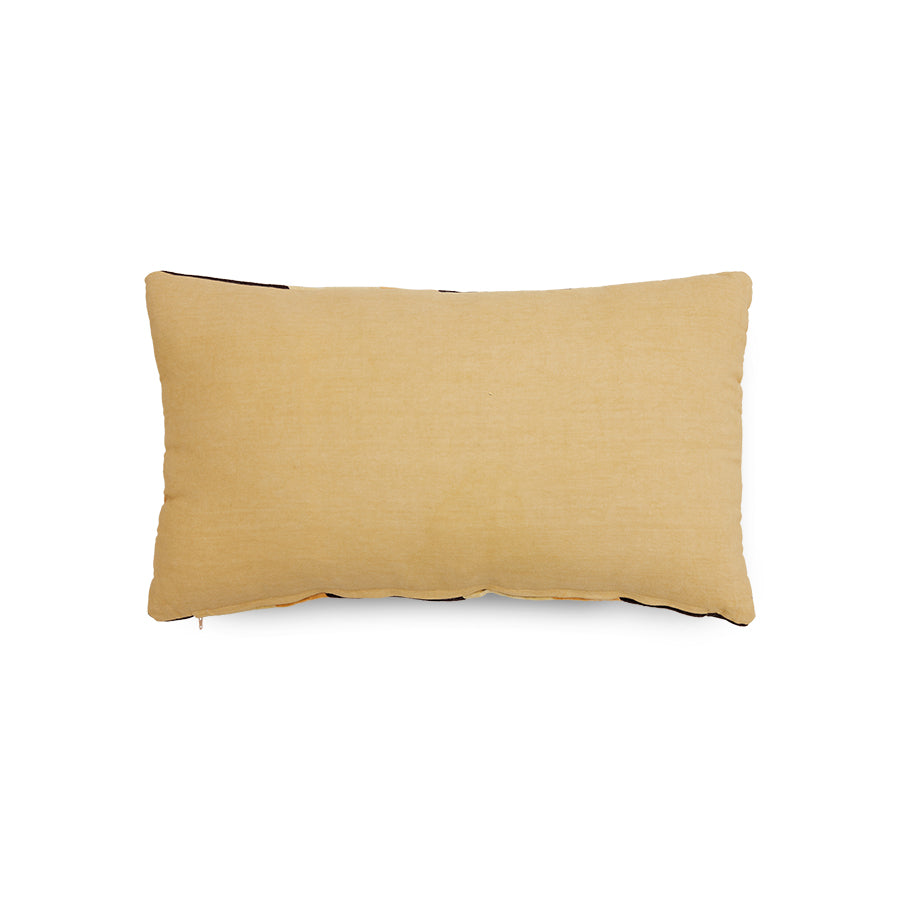 Aksamitna poduszka w paski HKliving Velvet Sunkissed – 50x30 cm