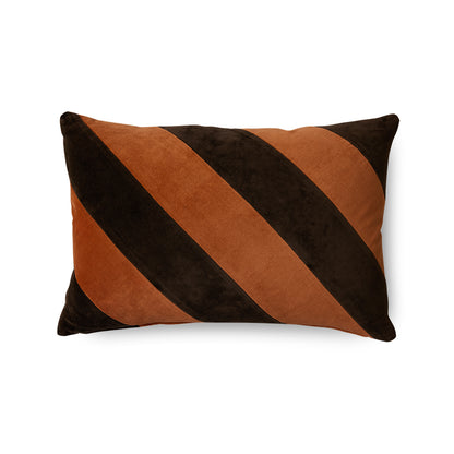 Aksamitna poduszka w paski HKliving Velvet September – 60x40 cm