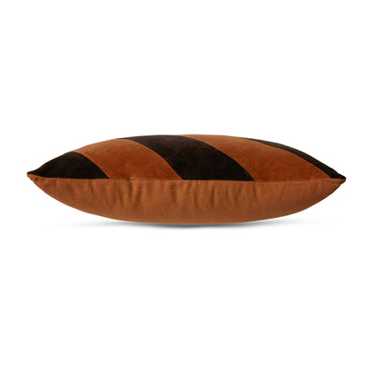 Aksamitna poduszka w paski HKliving Velvet September – 60x40 cm
