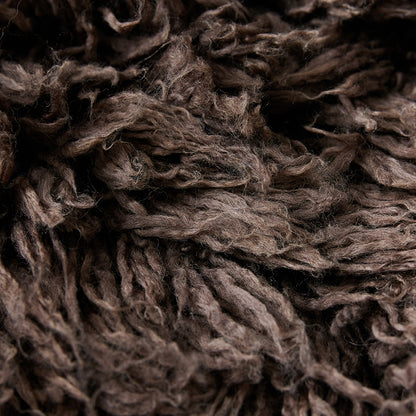 Ręcznie tkany dywan wełniany HKliving Fluffy Rug Espresso – 200x300 cm