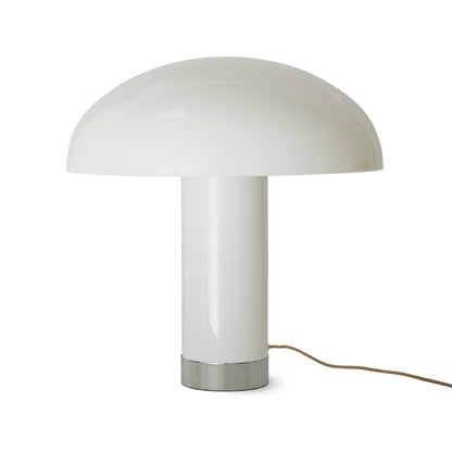 Kremowa lampa stołowa Lounge HKliving l 47 cm