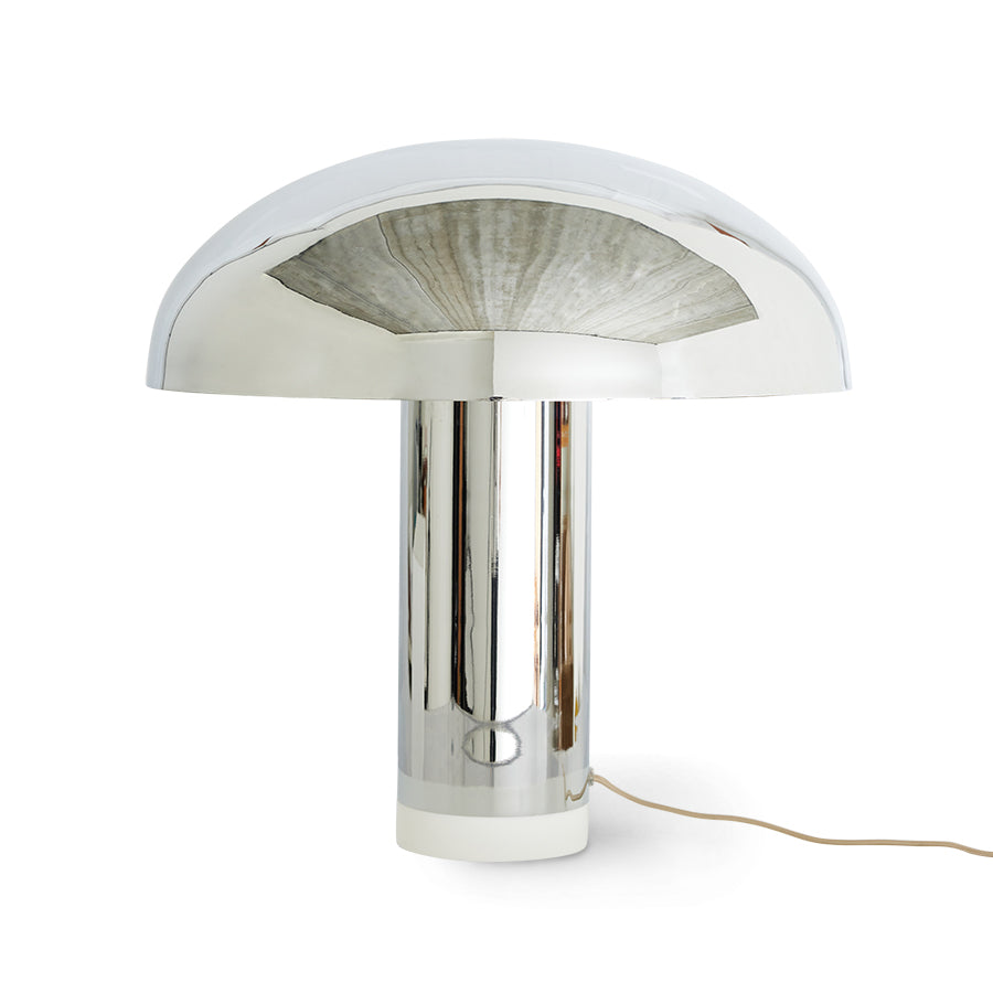Lampa stołowa Lounge HKLiving - efekt chromu l 47 cm